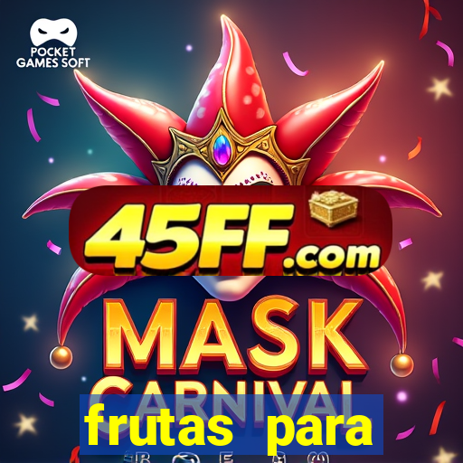 frutas para imprimir e recortar